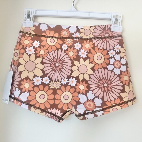 Kavala Flower Power Misool Swim Shorts XS – NWT Tropical Retro Print - Picture 4 of 7